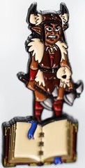 Lost Tome of Heroes: Gnome Barbarian Pin