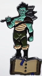 Lost Tome of Heroes: Half-Orc Barbarian Pin
