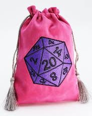 Dice Bag: Purple D20