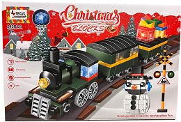 Bricks: Christmas Train Large Building Brick Kit