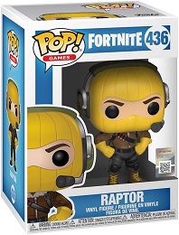 Funko POP: Games: Fortnite: Raptor (436) - USED