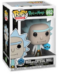 Funko POP: Animation: Rick And Morty: Rick with Crystal Skull (692) - USED