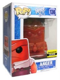 Funko Pop: Disney: Inside Out: Anger (Glitter) (136) - Used