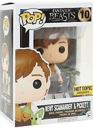 Funko Pop: Movies: Fantastic Beasts and Where to Find Them: Newt Scamander and Pickett (10) - Used