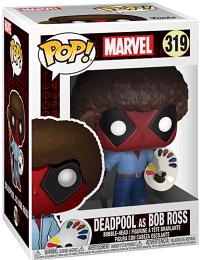Funko Pop! Marvel: Deadpool as Bob Ross (319) - Used