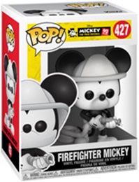 Funko Pop: Disney: Mickey The True Original 90 Years: Firefighter Mickey (427) - Used
