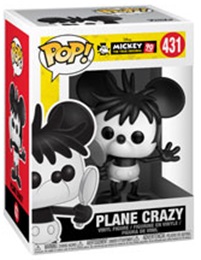 Funko Pop: Disney: Mickey The True Original 90 Years: Plane Crazy (431) - Used