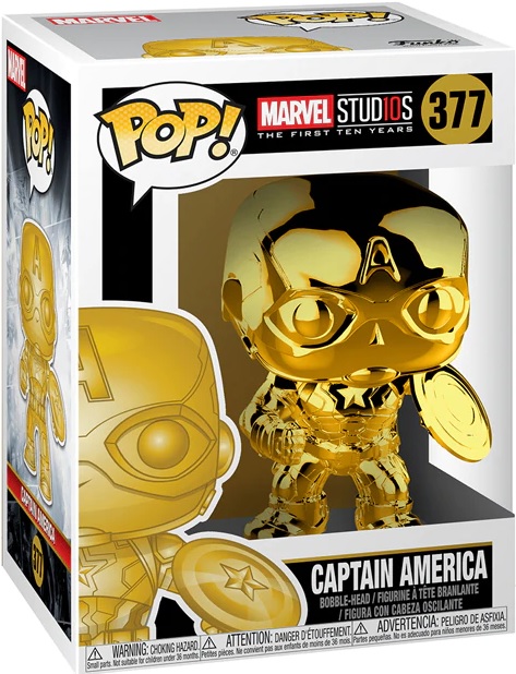 Funko Pop: Marvel: The First Ten Years: Captain America (377) - Used