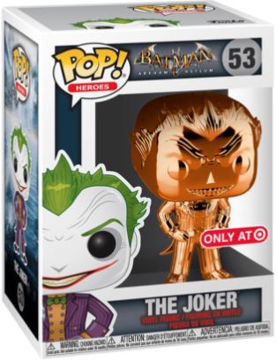 Funko Pop Heroes: Arkham Asylum: The Joker (Orange) (53) - Used