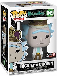 Funko Pop! Animation: Rick and Morty: Rick with Crown (649)