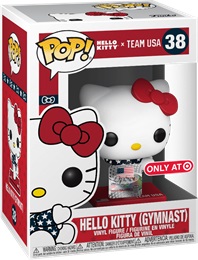 Funko Pop: Hello Kitty: Team USA: Hello Kitty (Gymnast) (38) - Used