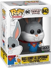 Funko Pop: Animation: DC Looney Tunes: Bugs Bunny as Superman (842) - Used