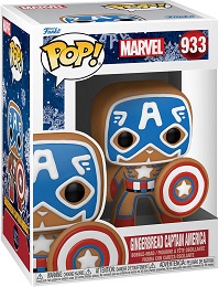 Funko POP: Marvel: Holiday: Gingerbread Captain America (933)