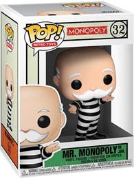 Funko Pop: Retro Toys: Monopoly: Mr. Monopoly in Jail (32) - Used