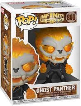 Funko Pop! Marvel: Infinity Warps: Ghost Panther (860) - Used