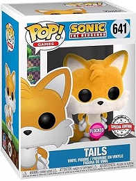 Funko Pop: Games: Sonic the Hedgehog: Tails (Flocked) (641) - Used