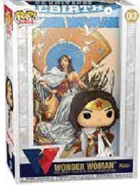 Funko Pop! Comic Covers: Wonder Woman with 80th Rebirth Comic Cover (03) - Used