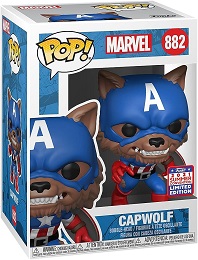 Funko Pop: Marvel: Capwolf (882) - Used