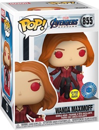 Funko Pop: Marvel: Avengers Endgame: Wanda Maximoff (Glow) (855) - Used