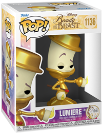 Funko Pop: Disney: Beuaty and the Beast: Lumiere (1136) - Used