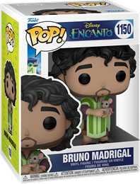 Funko Pop: Disney: Encanto: Bruno Madrigal with Rat (1150) - Used