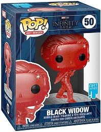 Funko POP: Art Series: Infinity Saga: Black Widow (50) with Pop Protector Case - Used