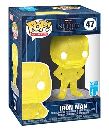 Funko POP: Art Series: Infinity Saga: Iron Man (47) with Pop Protector Case - Used