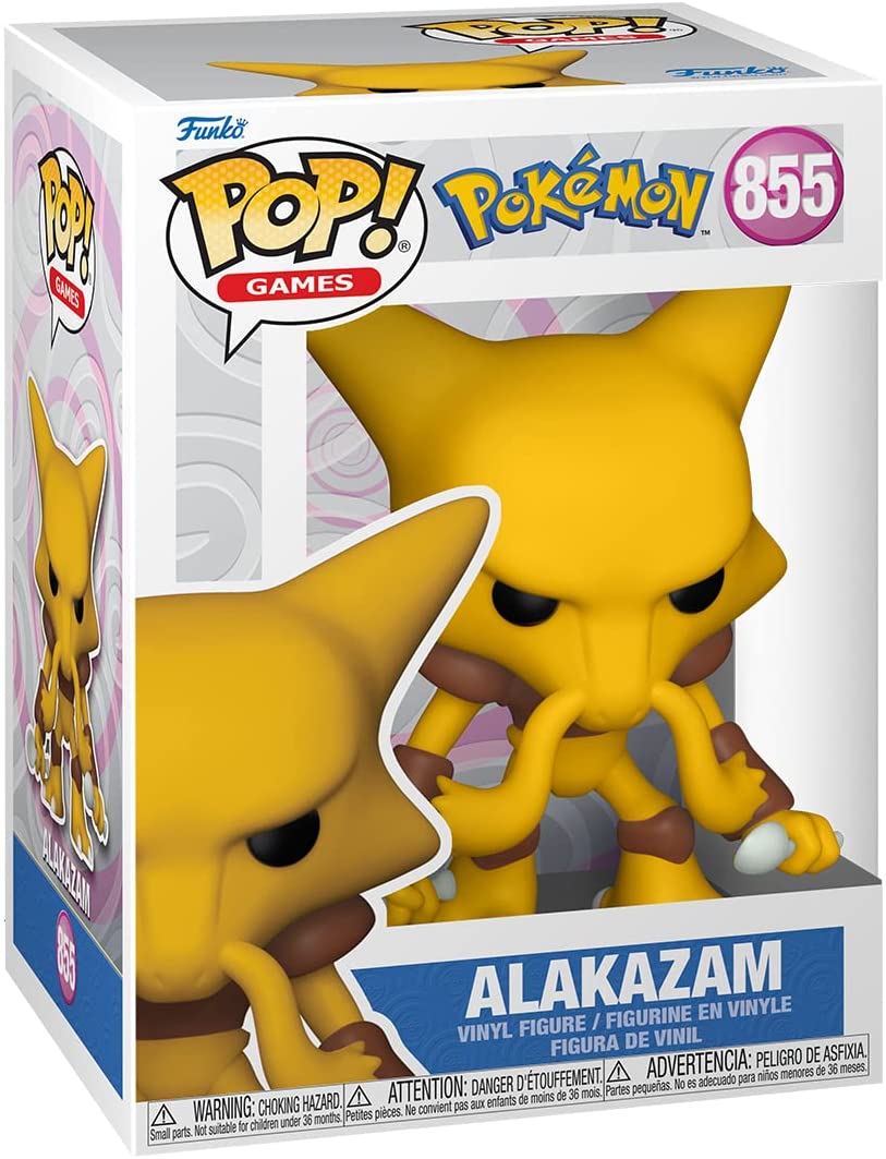 Funko Pop: Games: Pokemon: Alakazam (855)