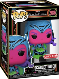 Funko Pop: Marvel: WandaVision: Scarlet Witch (Blacklight) (986) - Used