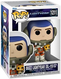 Funko POP: Disney: Lightyear: Buzz Lightyear (XL-15) with Sox (1211) - Used