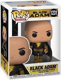 Funko Pop: Movies: Black Adam: Black Adam with Cape (1231) - Used