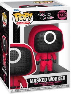 Funko Pop: Television: Squid Game: Masked Worker (Red)(1226) - Used