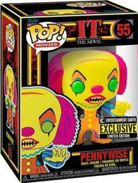 Funko Pop: Movies: IT: Pennywise (Blacklight) (55) - Used