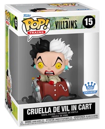 Funko Pop: Trains: Villains: Cruella De Vil in Cart (15) - Used