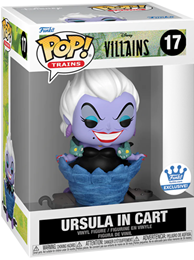 Funko Pop: Trains: Disney Villains: Ursula in Cart (17) - Used