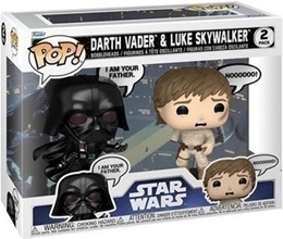 Funko Pop: Star Wars: Darth Vader and Luke Skywalker (2 Pack) - Used