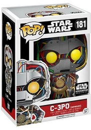Funko Pop: Star Wars: C-3P0 (Unfinished) (181) - Used