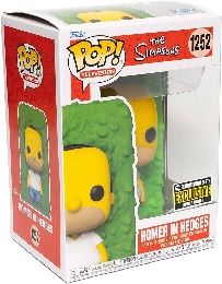 Funko Pop: Television: The Simpsons: Homer in Hedges (1252) - Used
