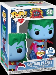 Funko Pop: Television: New Adventures of Captain Planet: Captain Planet (SE) - Used