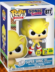 Funko Pop: Sonic the Hedgehog: Super Sonic (First Appearance) (877) - Used