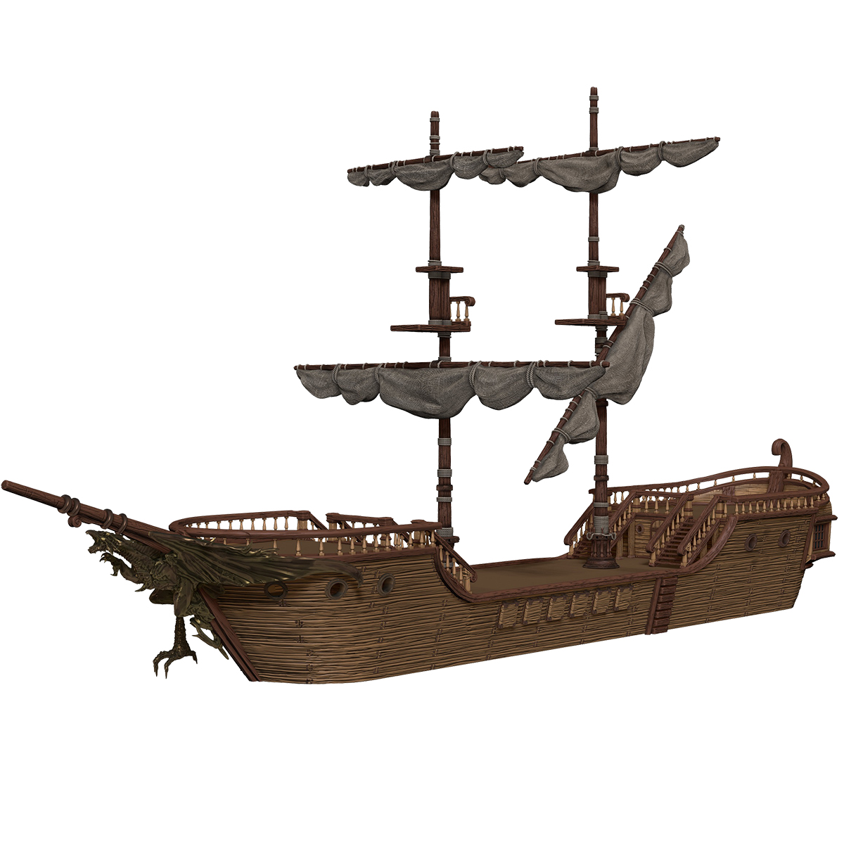 Dungeons and Dragons Icons of the Realms: The Falling Star Sailing Ship