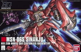 #116 MSN-O62 Sinanju 1/144 Gundam Model Kit