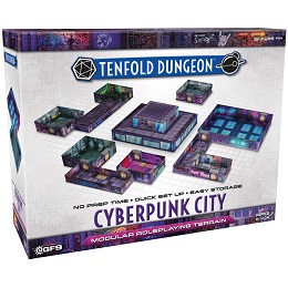 Tenfold Dungeon: Modular Terrain Set: Cyperpunk City