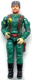 GI Joe Action Figure: Big Bear: Oktober Guard Anti-Armor Specialist 3.75in (1992) - Used