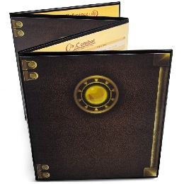 The Masters Tome - Customizable DM Screen - Black