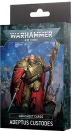 Warhammer 40k: 10th Edition Datasheet Cards: Adeptus Custodes 01-15