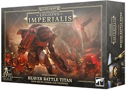 Warhammer: The Horus Heresy: Legions Imperialis: Titan Legions: Reaver Titan with Melta Cannon and Chainfist 03-23