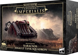 Warhammer: The Horus Heresy: Legions Imperialis: Mechanicum: Karacnos Assault Tank Squadron 03-83