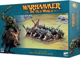 Warhammer The Old World: Orc and Goblin Tribes: Orc Boar Boyz Mob 09-06