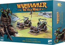 Warhammer The Old World: Orc and Goblin Tribes: Orc Boar Chariots 09-07